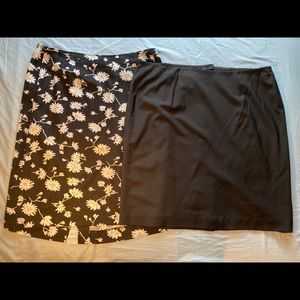 LOT of 2 Talbots Women’s size 18 skirts